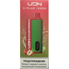 Электронная сигарета UDN X Plus 12000 Двойное Яблоко